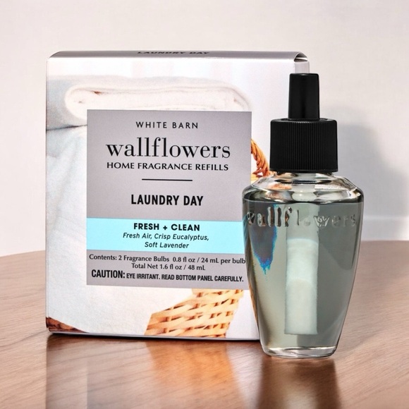 Bath and Body Works Wallflowers Laundry Day 2 Pack Refills NWT - Picture 1 of 3